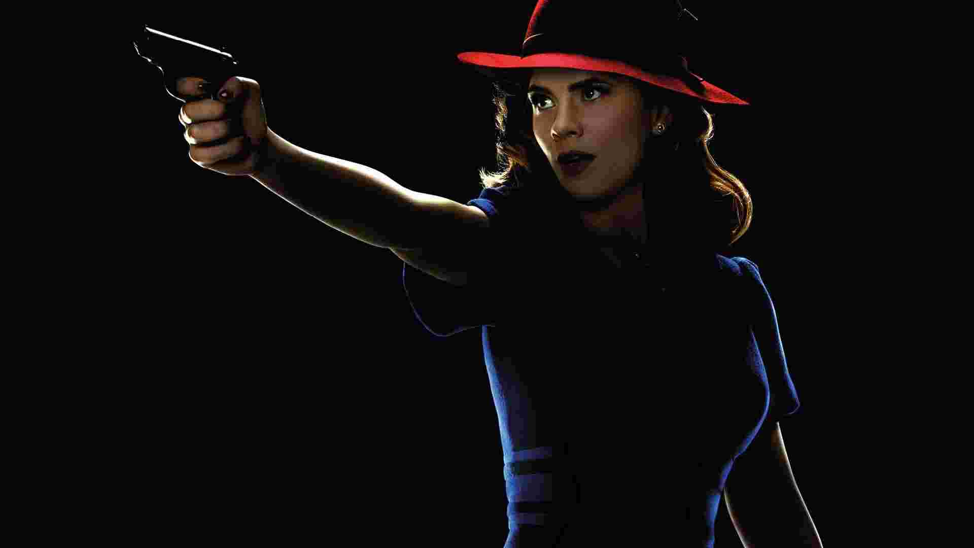 Агент Картер девушка пистолет шляпа бесплатно