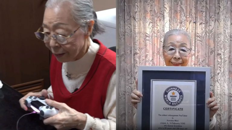 90 річну бабцю-стрімера внесли у книгу рекордів Гіннеса.
