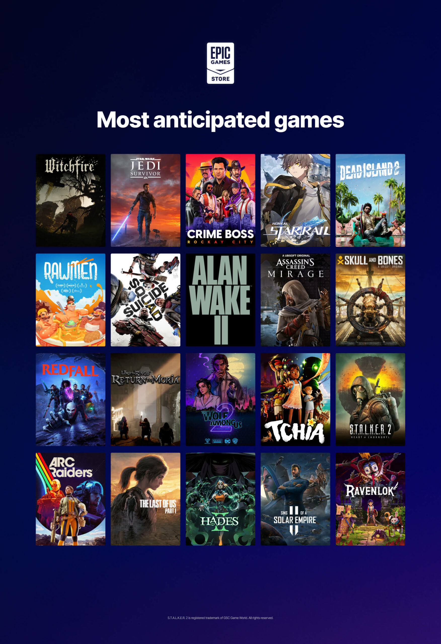 Epic Games Store найочікуваніше 2023