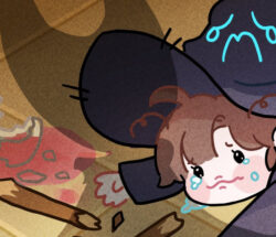 little witch in the woods